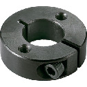 Set Collars with Mounting Hole (Female Screw) - Steel (Ferrosoferric Oxide Film) - Clamping Type